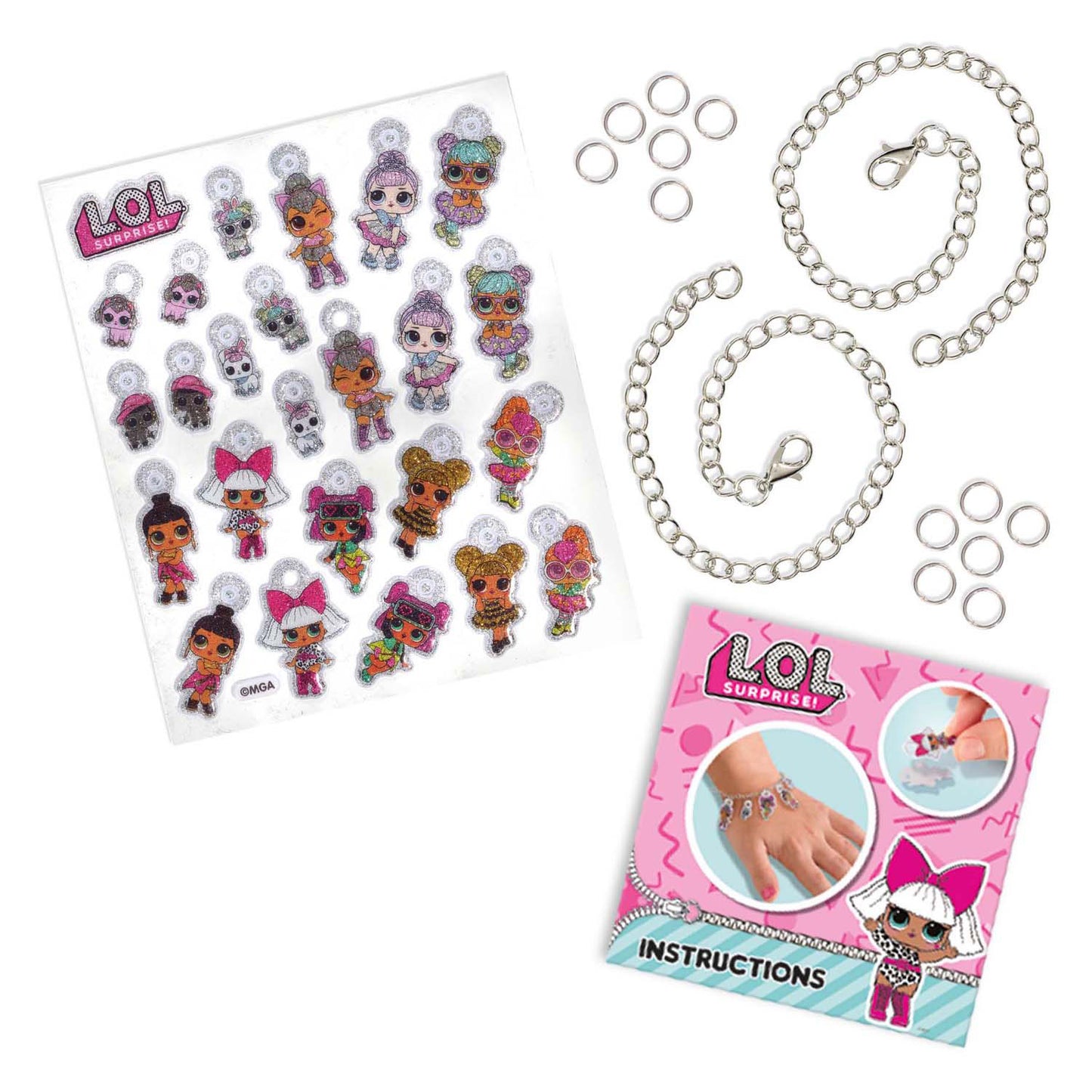 SES L.O.L. Bracelets d'autocollants gonflés