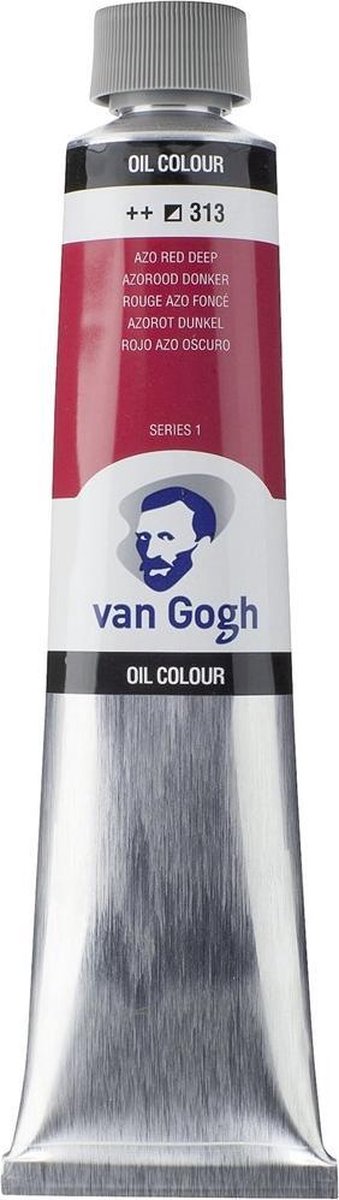 Peinture à l'huile Van Gogh tube 200 ml rouge azoïque foncé 313