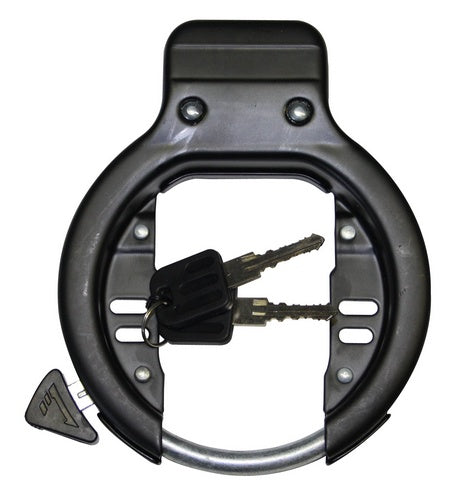 Qtcyletech qt ring lock + matériel de montage noir