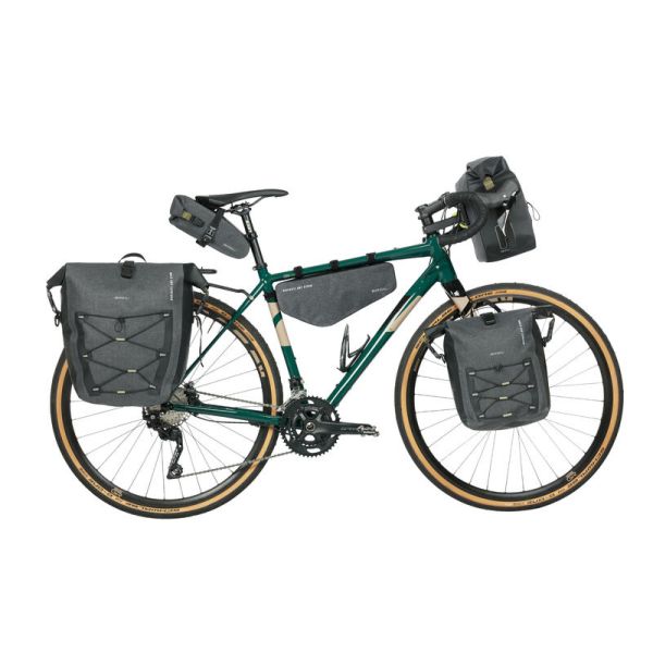 Basil Navigator Storm Mik Side Bicycle Sac - Sac à vélo sportif et fonctionnel - noir - 100% étanche