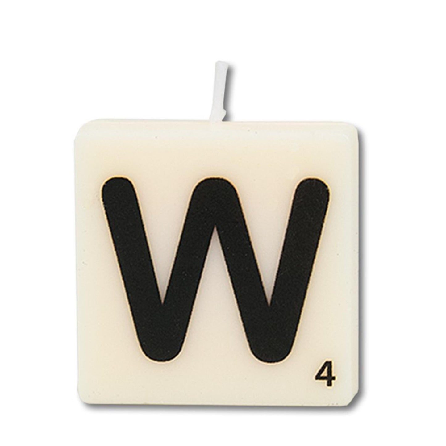Bougie lettre Paperdreams w, 4 pcs.