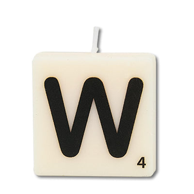 Bougie lettre Paperdreams w, 4 pcs.