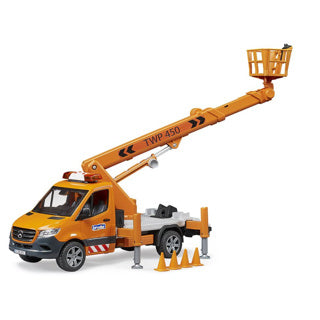 Bruder Bruder Truck Mercedes-Benz Sprinter avec une forme de plaque de travail