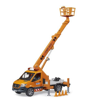 Bruder Bruder Truck Mercedes-Benz Sprinter avec une forme de plaque de travail