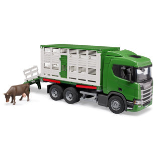 Bruder Scania Super 560r Veepersportwagen avec 1 vache