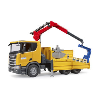 Camion de chantier Bruder Scania Super 560R avec corbeau