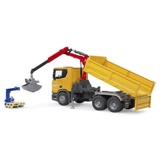 Camion de chantier Bruder Scania Super 560R avec corbeau