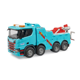 Truck Scania Super 560r Salvage et dépanneuse avec lumière et son