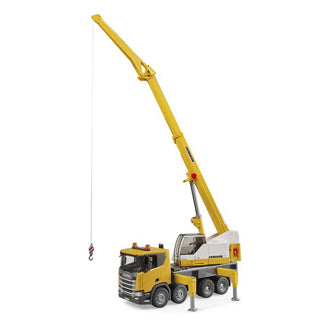 Bruder Scania Super 560r Tamion avec Liebherr Hijskra