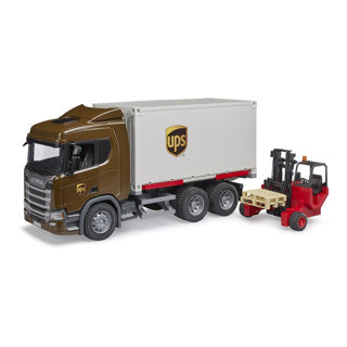 Bruder Scania Super 560R UPS Logistics Truck avec vous