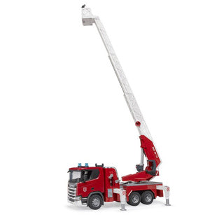Bruder Scania Super 560R Fire Camion avec échelle, eau