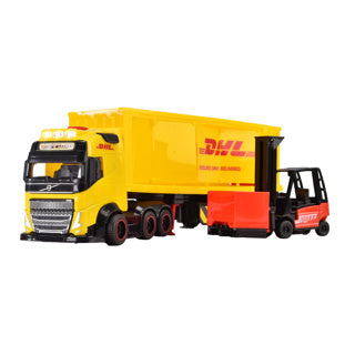 Dickie DHL set avec camion et chariot élévateur