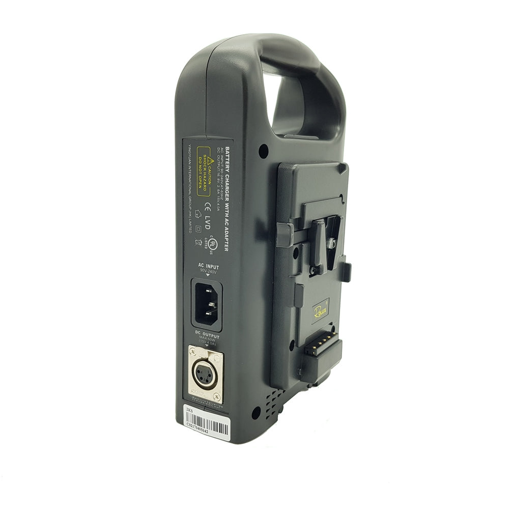 Chargeur de batterie à double batterie ROLUX RL-2KS pour la batterie en V-Mount