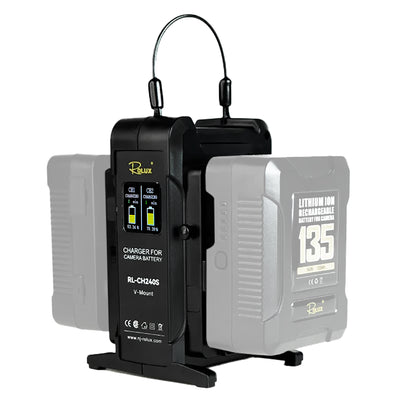 ROLUX DOUBLE FAST CHARGER RL-CH240S pour la batterie en V