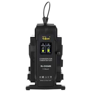 ROLUX DOUBLE FAST CHARGER RL-CH240S pour la batterie en V