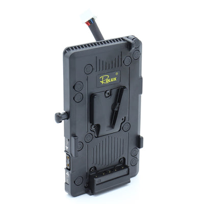Plaque de batterie Rolux V-Mount RL-BMG pour Ursa noir