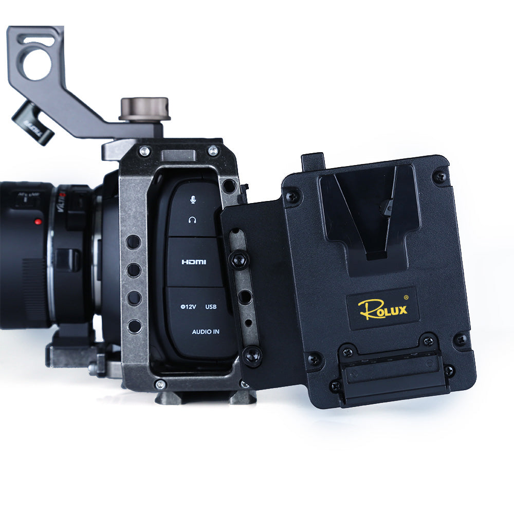 Plaque de batterie Rolux Mini V-Mount RL-AC12S