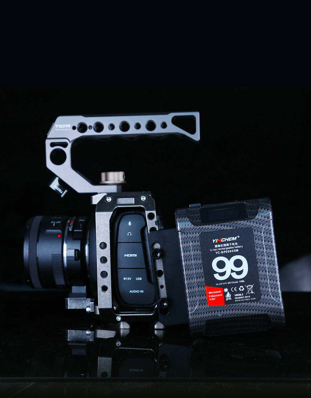 Plaque de batterie Rolux Mini V-Mount RL-AC12S