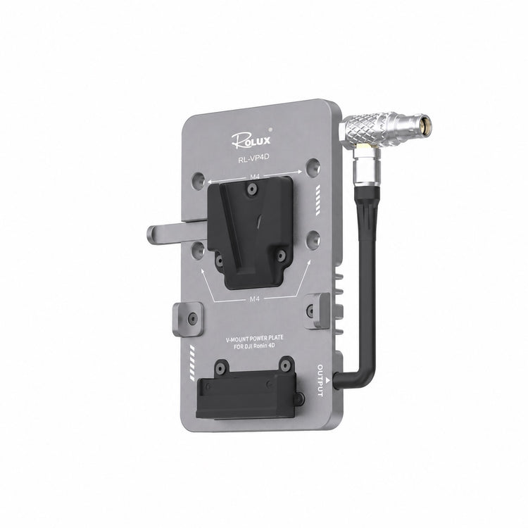 Plaque de batterie Rolux v-mount rl-vp4d pour dji ronin 4d