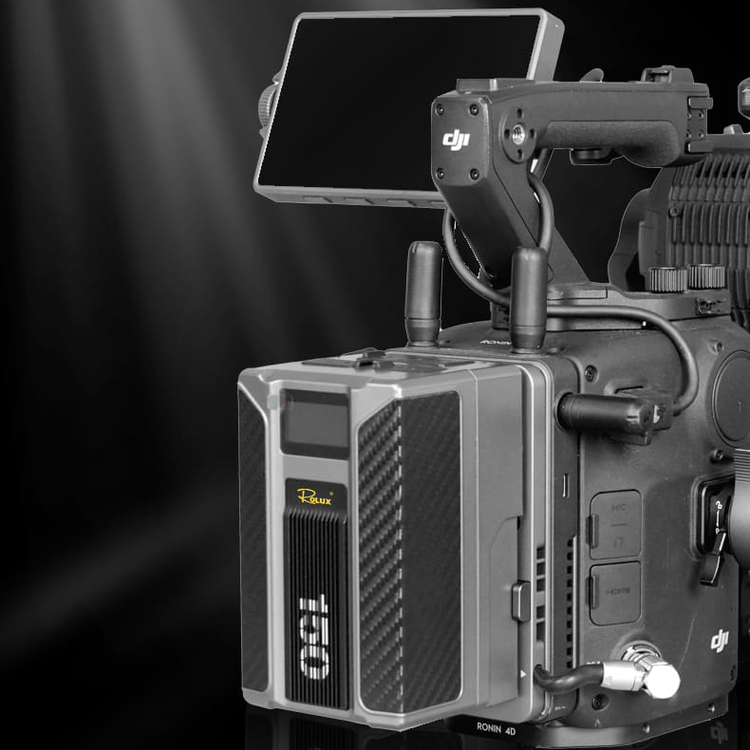 Plaque de batterie Rolux v-mount rl-vp4d pour dji ronin 4d
