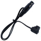 Fiche femelle Rolux XLR 4 broches avec D-Tap mâle RL-C3