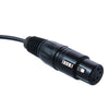 Fiche femelle Rolux XLR 4 broches avec D-Tap mâle RL-C3