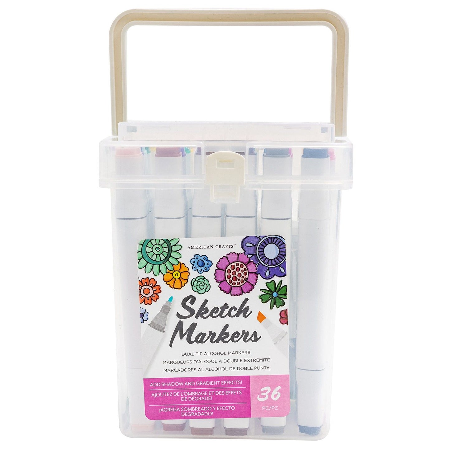 Artisanat américain • Pack économique de marqueurs à croquis à double pointe
