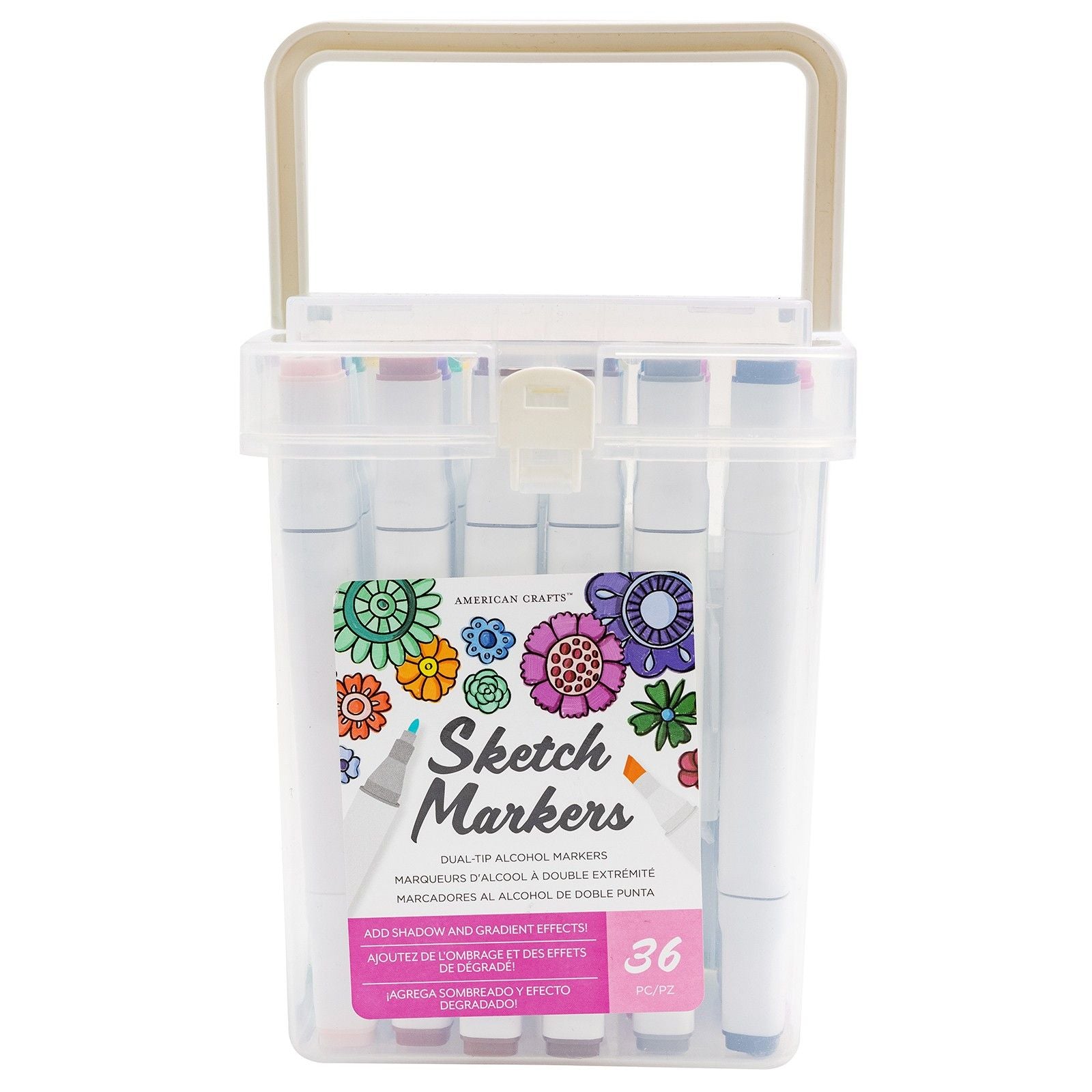 Artisanat américain • Pack économique de marqueurs à croquis à double pointe