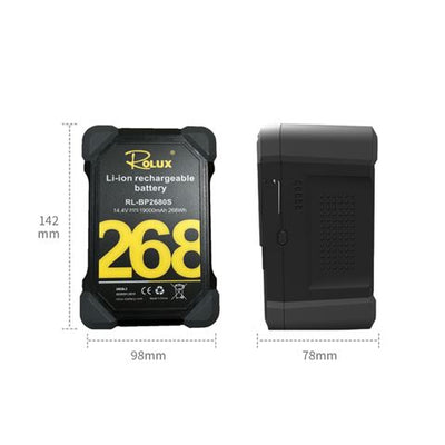 ROLUX SMART V-MOUNT BATTERIE RL-BP2680S 268WH 14.4V 19000mAH