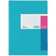 Cahier d'exercices en carton König Ebhardt A4 bleu clair carré 40 feuilles