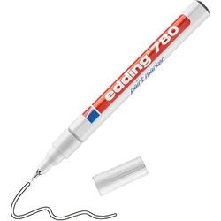 Edding 780 marqueur peinture blanc 0,8 mm | 10 pièces