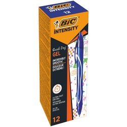 Ty stylo roller gel bic geloci bleu 12 pièces