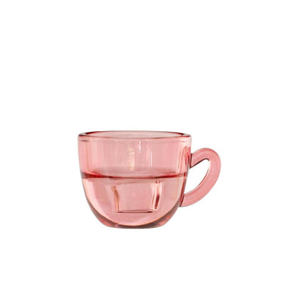 Bougeoir Idées 4 saisons café rose ø8xh5cm