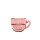 Bougeoir Idées 4 saisons café rose ø8xh5cm