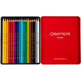 Crayons aquarelle Caran dache caran d'ache supracolor ii, l : 17 cm, mine 3,8 mm, différentes couleurs, 18 pièces 1 boîte - afbeelding 1
