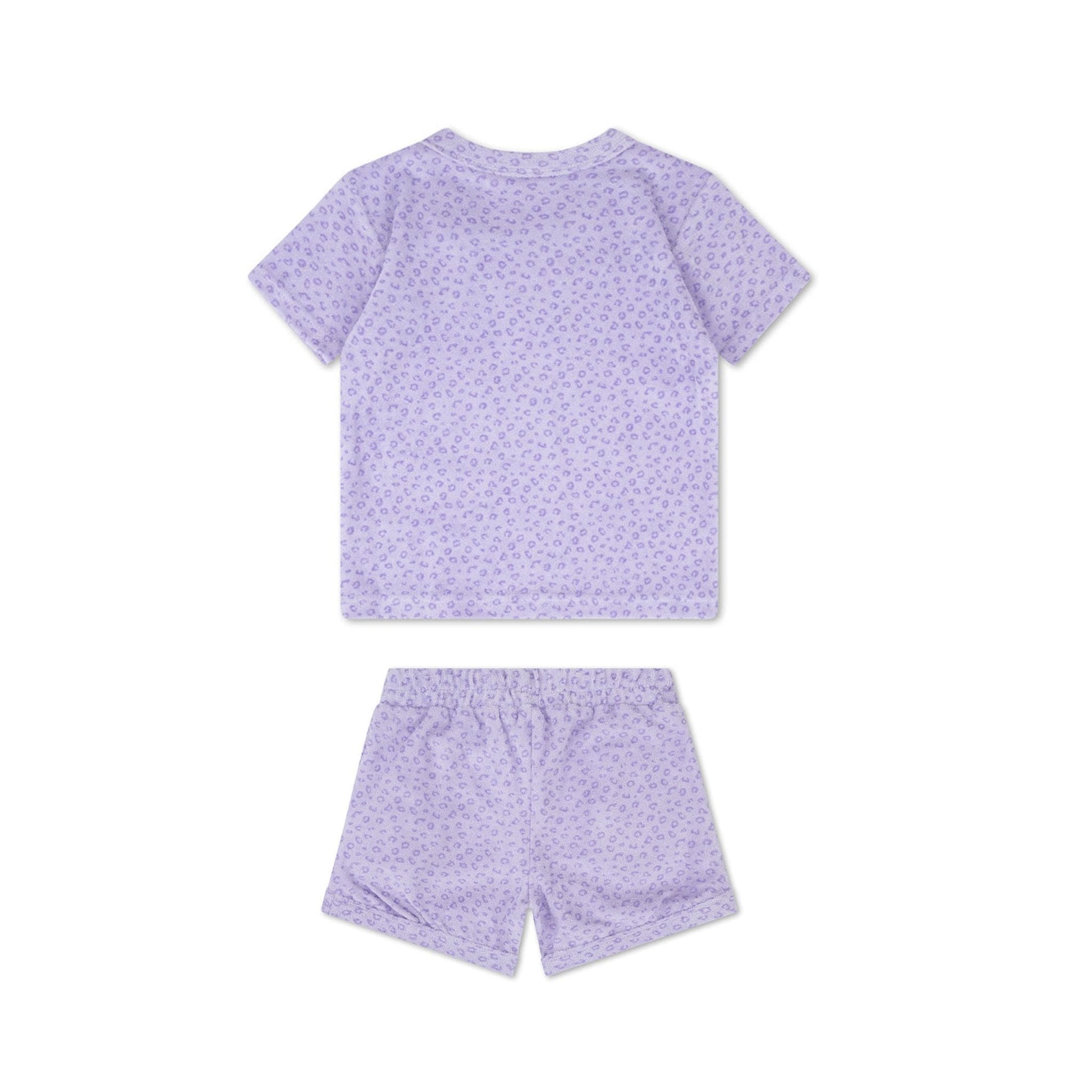 Léopard | Lila Girls Set Strand - Terry