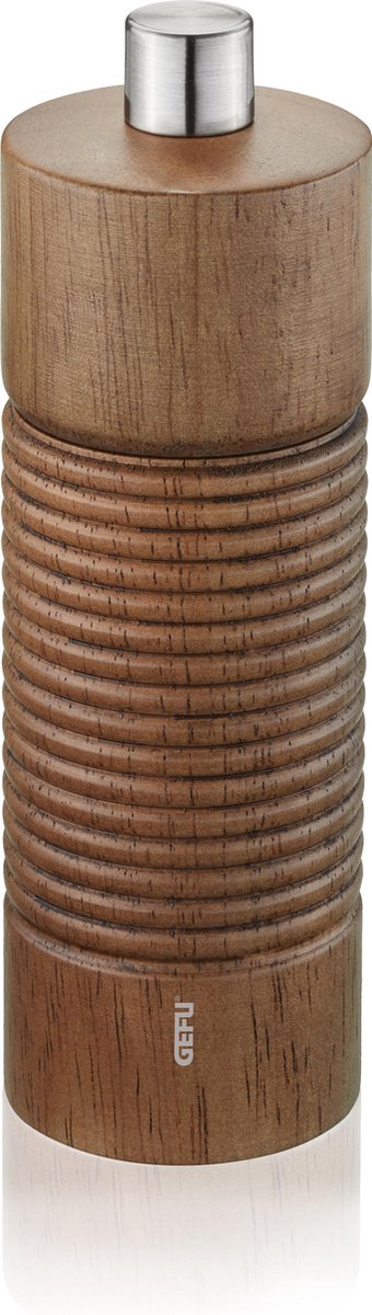 Moulin à sel et poivre Gefu tedoro – 14 cm – bois d'hévéa – broyeur en céramique