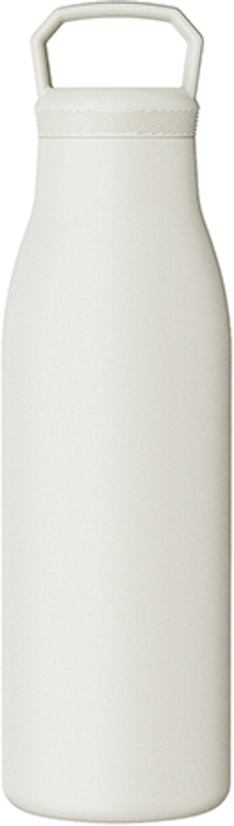 Bouteille thermos kozie sans marque sans marque 500 ml – acier inoxydable – isolation à double paroi – beige crème – gourde étanche