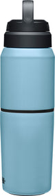 Camelbak multibev vide acier inoxydable - bouteille d'eau avec tasse à thé café amovible - 500 ml + 350 ml - bleu (bleu crépuscule)