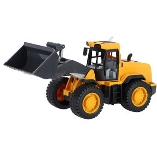 Bulldozer à roues rapides avec lumière et son et friction