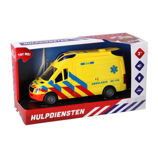 Rapid Wheels Ambulance Car avec lumière et son