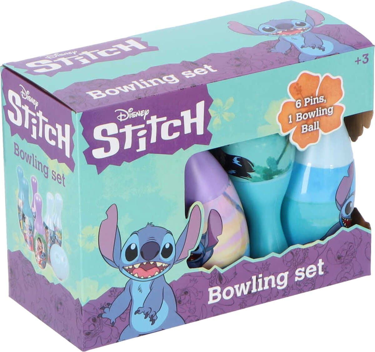 Jeu de quilles Jonotoys, 7 pièces.