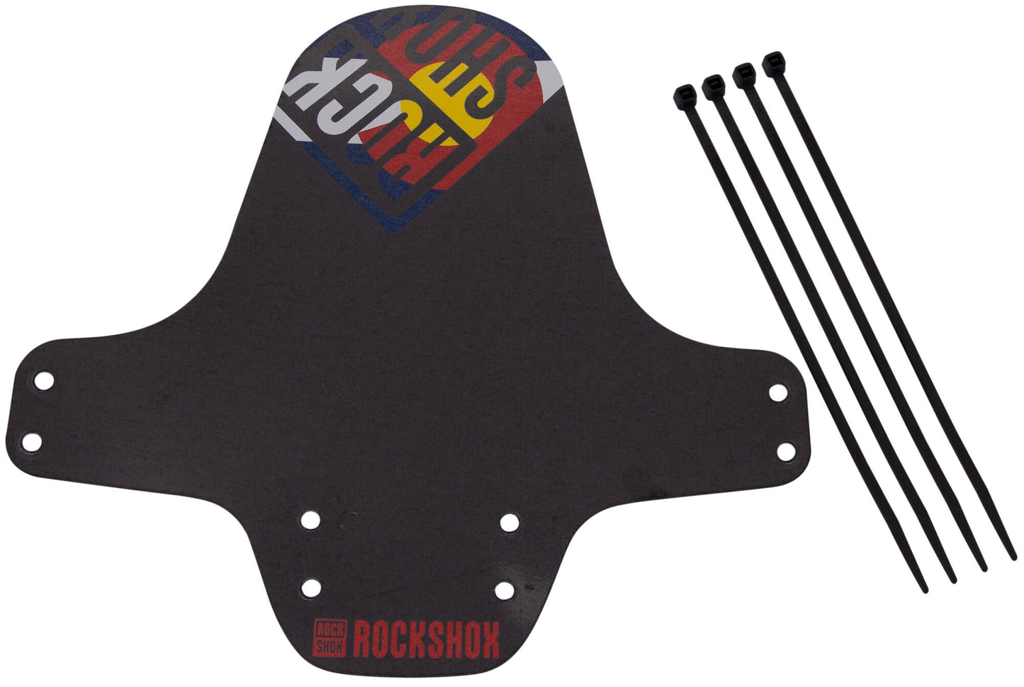 Rockshox Clip-on Fender RS ​​Black Colorado Flag
