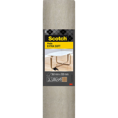 3m 1070688 - feutre scotch extra doux beige300 mm x 360 mm | 3 pièces