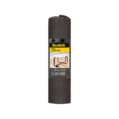 3m 1070709 - feutre scotch extra doux marron300mm x 360mm | 3 pièces