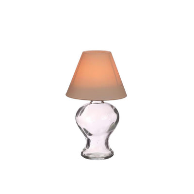 Idées lampe verre 4 saisons photophore beige