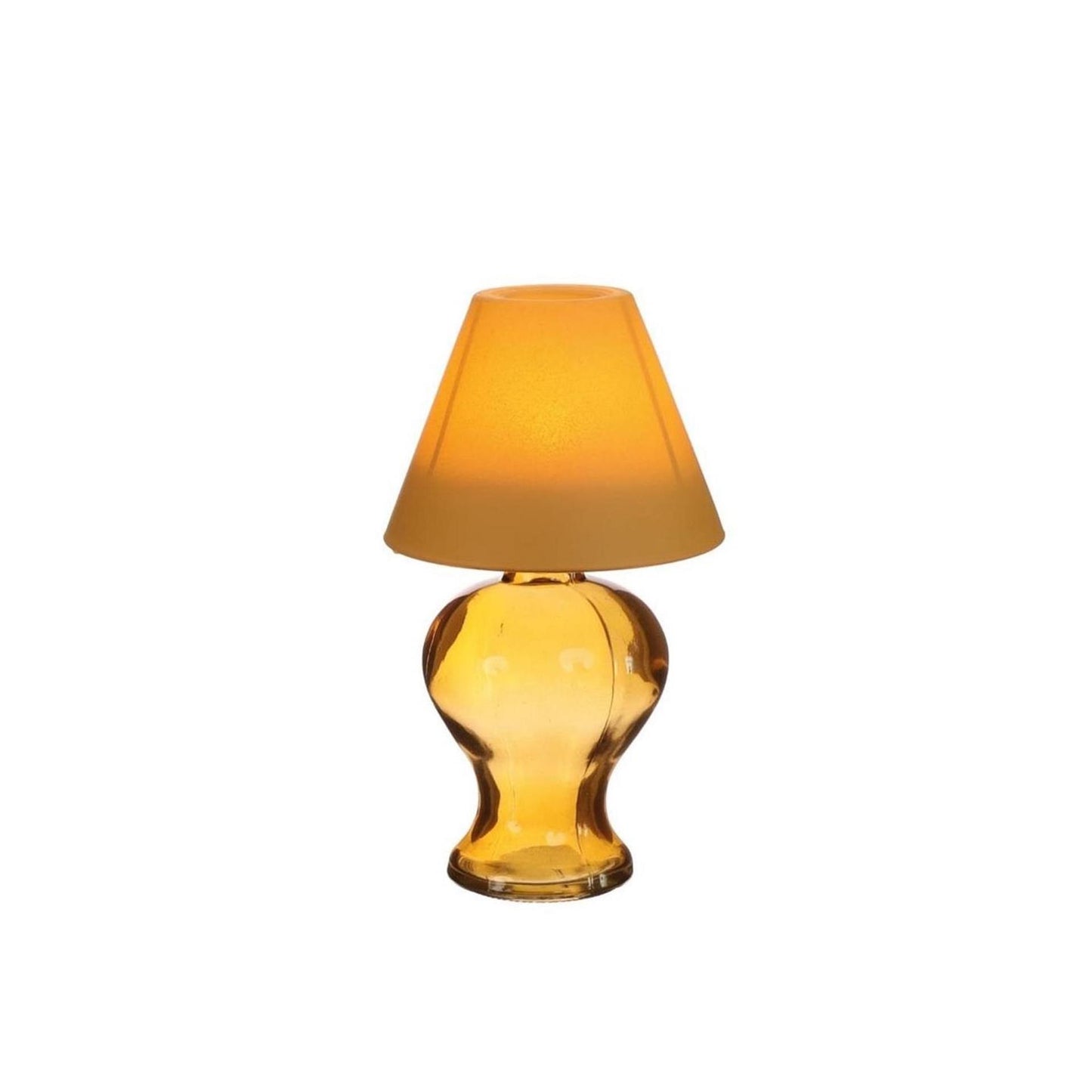 Idées lampe verre 4 saisons photophore moutarde