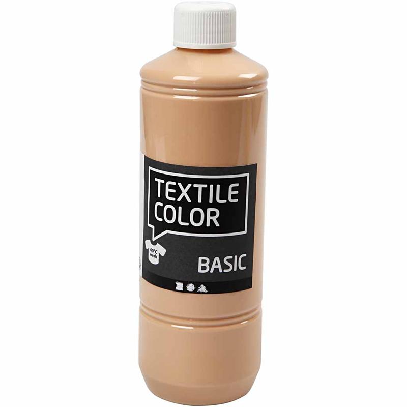 Couleur textile Creativ company, beige clair, 500 ml 1 bouteille
