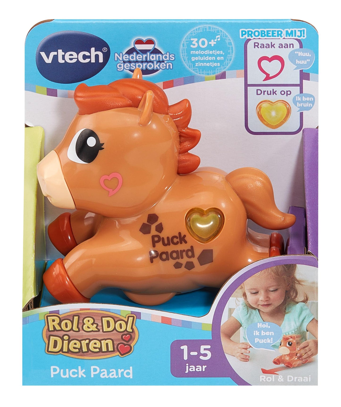 Rouleau Vtech et cheval de rondelle fou