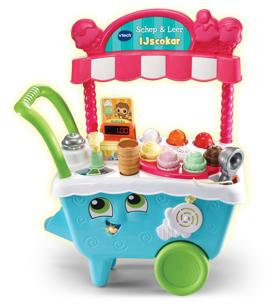 Vtech Ice Cream Scoop Leather Junior Blue Pink 26 pièces